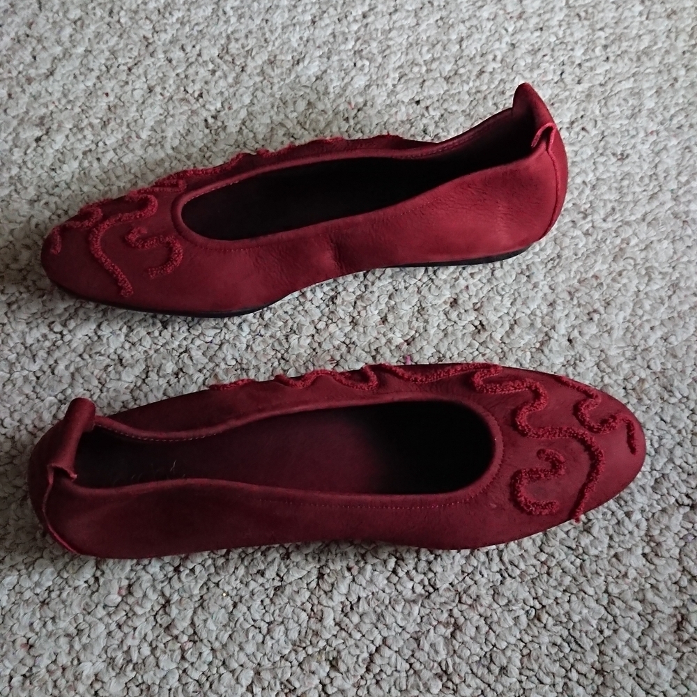 Arche Bareva ballerinas in dark red size 10 - Picture 5 of 15